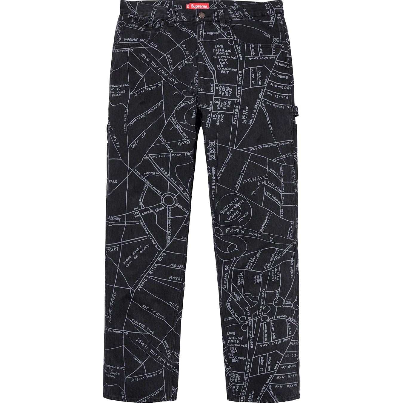 Gonz Map Denim Painter Pant view 3